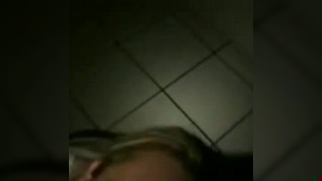 Stunning blonde blowjob and swallow